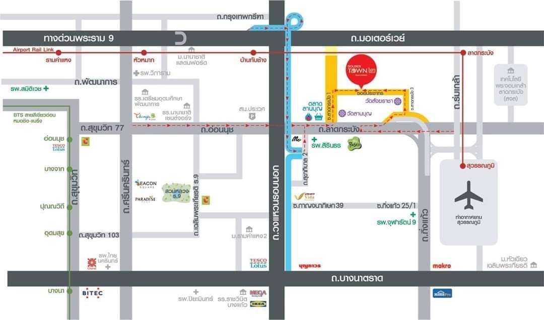ขายทาวน์โฮม 2ชั้น ตกแต่งพร้อมอยู่ โกลเด้นทาวน์ โครงการ 2อ่อนนุช-ลาดกระบัง (รูปที่ 24)
