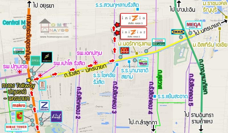 ขายบ้านเดี่ยว อินิซิโอ1 รังสิต คลอง3 (รูปที่ 31)