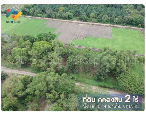 ที่ดิน เนื้อที่ 2 ไร่ ลำลูกกา คลอง 10 หนองเสือ ปทุมธานี (รูปที่ 2)