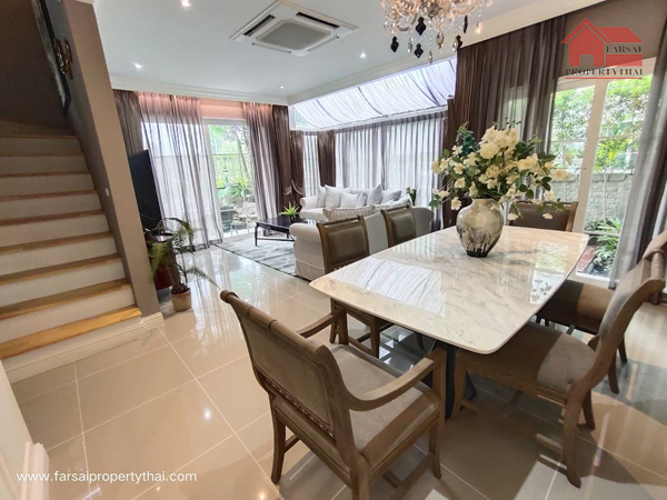 ให้เช่าบ้านเดี่ยวหรู Luxury 2ชั้นเนื้อที่ 90 ตร.ว พื้นที่ใช้สอย 250ตร.ม 4ห้องนอน 4ห้องน้ำ เฟอร์ครบ ถนนเกษตรนวมินทร์ ราคาเช่า 150,000 บ/ด (รูปที่ 15)