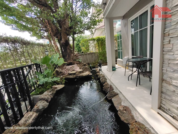 ให้เช่าบ้านเดี่ยวหรู Luxury 2ชั้นเนื้อที่ 90 ตร.ว พื้นที่ใช้สอย 250ตร.ม 4ห้องนอน 4ห้องน้ำ เฟอร์ครบ ถนนเกษตรนวมินทร์ ราคาเช่า 150,000 บ/ด (รูปที่ 22)