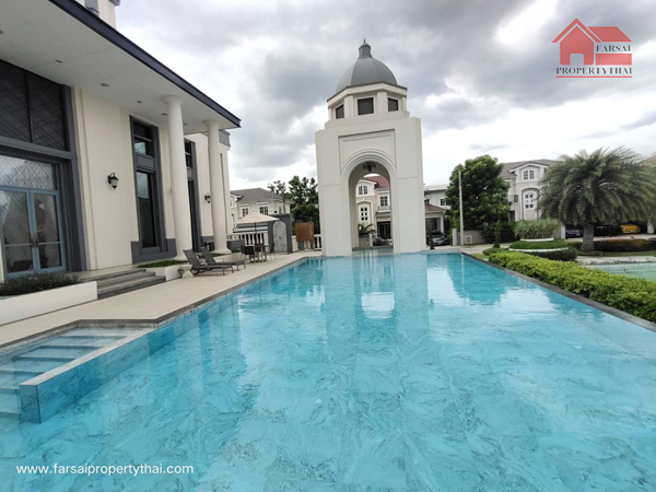 ให้เช่าบ้านเดี่ยวหรู Luxury 2ชั้นเนื้อที่ 90 ตร.ว พื้นที่ใช้สอย 250ตร.ม 4ห้องนอน 4ห้องน้ำ เฟอร์ครบ ถนนเกษตรนวมินทร์ ราคาเช่า 150,000 บ/ด (รูปที่ 4)