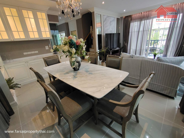 ให้เช่าบ้านเดี่ยวหรู Luxury 2ชั้นเนื้อที่ 90 ตร.ว พื้นที่ใช้สอย 250ตร.ม 4ห้องนอน 4ห้องน้ำ เฟอร์ครบ ถนนเกษตรนวมินทร์ ราคาเช่า 150,000 บ/ด (รูปที่ 19)
