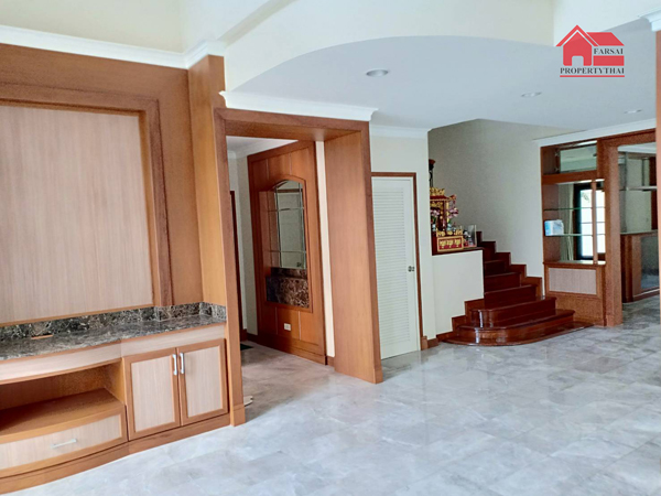 ให้เช่าบ้านเดี่ยวหรู 2 ชั้นเนื้อที่ 110 ตร.ว พื้นที่ใช้ 250 ตร.ม 3 ห้องนอน 4 ห้องน้ำ เฟอร์นิเจอร์บิวอิน ถนน ประชาชื่น ม.ธุรกิจบัณฑิตย์ ราคาเช่า 50,000 (รูปที่ 5)