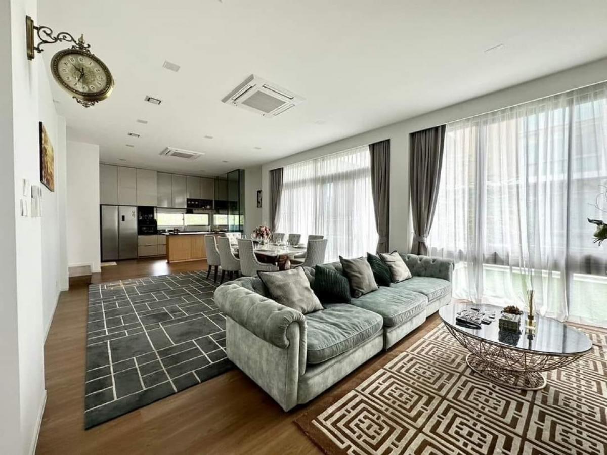 ให้เช่าบ้านเดี่ยวหรู 3ชั้น(Luxury ) บ้านใหม่ เนื้อที่ 70.30ตร.ว พื้นที่ใช้สอย 350ตร.ม 3ห้องนอน 4ห้องน้ำ ถนน พระราม กรุงเทพกรีฑา ห้างเดอะไนน์ ราคาเช่า  (รูปที่ 15)