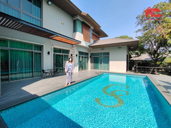 ขายด่วนๆ บ้านคฤหาสน์ 2 ชั้นสุดหรู สระว่ายน้ำในตัว เนื้อที่ 495 ตร.ว แอร์ เฟอร์ครบ ถนน เฉลิมพระเกียรติ ร. 9 ใกล้สวนหลวง ร.9 ราคาขาย 65 ล้านบาท (รูปที่ 24)