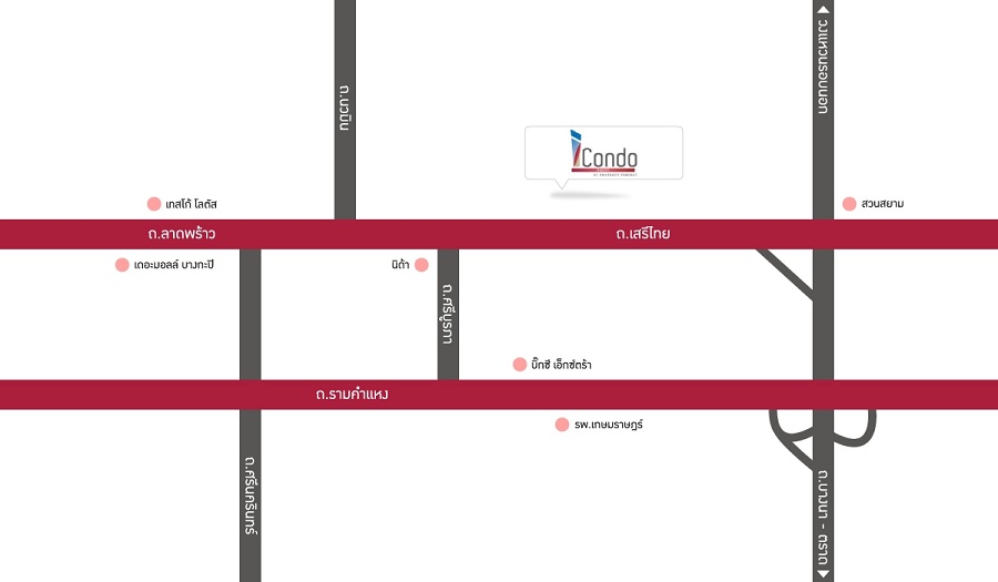 H1116 ขายด่วน ไอคอนโด สุขาภิบาล 2 ชั้น 3 I CONDO ติดถนนเสรีไทย ราคาถูกพร้อมเฟอร์ (รูปที่ 28)