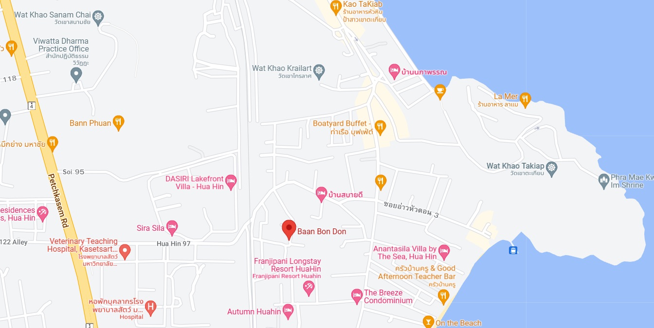H1140 ขายที่ดิน พร้อมห้องพัก 13 ห้อง ใกล้ทะเลหาดเขาตะเกียบ อำเภอหัวหิน (รูปที่ 36)