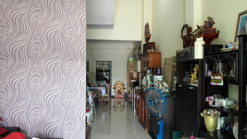 H718 ขาย ทาวน์เฮ้าส์ 3 ชั้น 22.1 ตร.วา ม.จินดาธานี อยู่ถนนบรมราชชนนี 117 ห่างถนนใหญ่เพียง 150เมตร ตกแต่งใหม่ สภาพพร้อมอยู่ (รูปที่ 4)