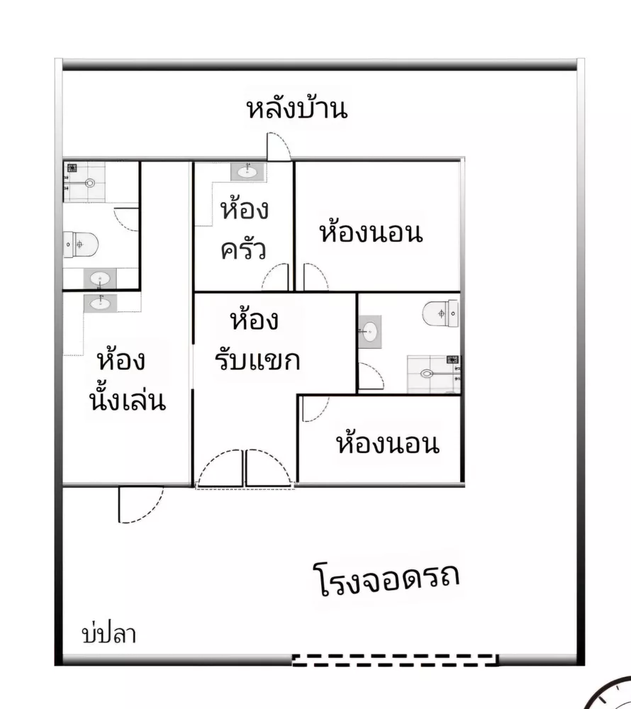 บ้านพร้อมที่ดิน ในเมืองเพชรบูรณ์ พร้อมเฟอร์นิเจอร์ทุกชิ้น (รูปที่ 7)