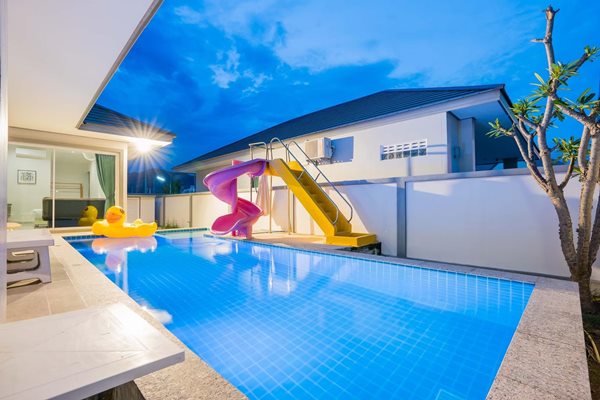 ขายบ้าน พูลวิลล่า 3ห้องนอน Serene Nara Pool Villa (S6) ชะอำ เพชรบุรี ตกแต่งรีโนเวทแล้ว โทร 0805359794 (รูปที่ 4)