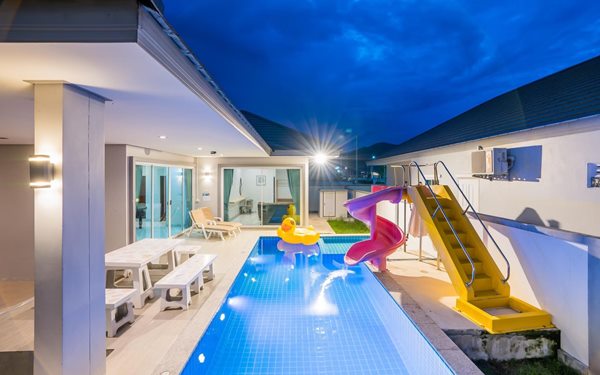 ขายบ้าน พูลวิลล่า 3ห้องนอน Serene Nara Pool Villa (S6) ชะอำ เพชรบุรี ตกแต่งรีโนเวทแล้ว โทร 0805359794 (รูปที่ 2)