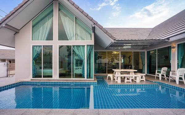 ขายบ้าน พูลวิลล่า Serene Nara Pool Villa (M1) ชะอำ เพชรบุรี 123ตรว. พิ้นที่กว้างมาก โทร 0805359794 (รูปที่ 2)