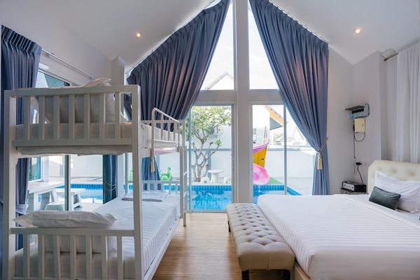 ขายบ้าน พูลวิลล่า Serene Nara Pool Villa (M1) ชะอำ เพชรบุรี 123ตรว. พิ้นที่กว้างมาก โทร 0805359794 (รูปที่ 6)