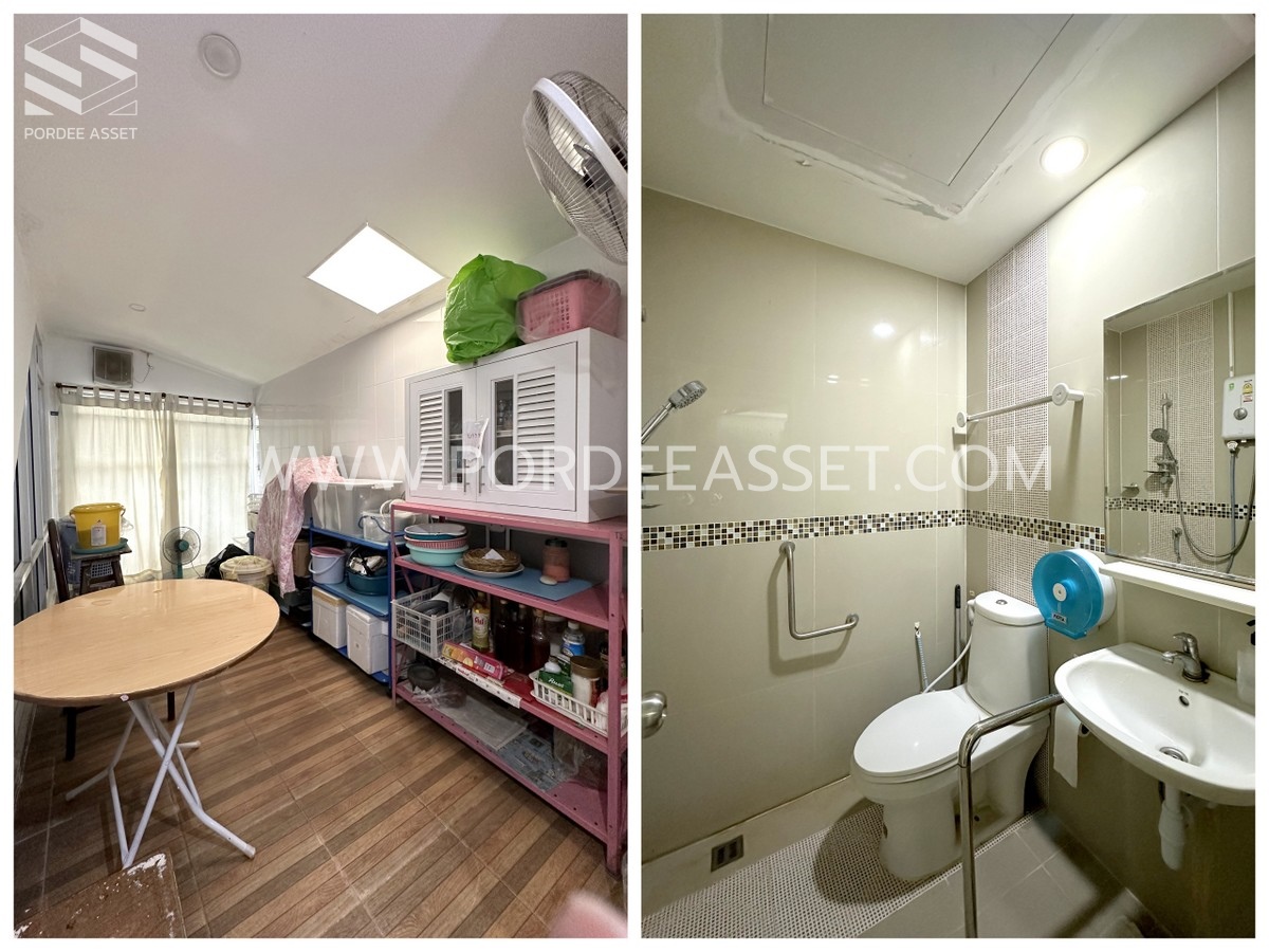 ขายบ้านแฝด เมอริทแกรนด์ สุวรรณภูมิ บางนา-ตราด กม.13 สุขาภิบาล6 (ซอยวัดหลวงพ่อโต) บางพลีใหญ่ สมุทรปราการ ต่อเติมครัวด้านหลัง+ห้องด้านข้างบ้าน (รูปที่ 16)