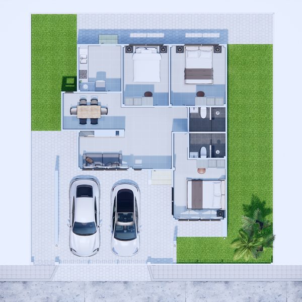 บ้านใหม่ โครงการบ้านพชรพล ลำปาง บ่อแฮ้ว-ท่าขัว ทำเลดี ใกล้ตลาด 7/11 ถนนกว้าง เข้า-ออกสะดวก สาธาณูปโภคครบ โทร. 061-267-7939 (รูปที่ 4)