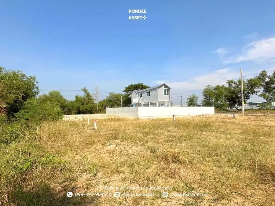 ที่ดินถมแล้ว 60 ตร.ว. แปลงสวยติดถนน น้ำไฟพร้อม ใกล้บิ๊กซีไทรน้อย ซื้อไว้ลงทุน/ปลูกบ้าน/สร้างบ้านขาย กำไรตั้งแต่ซื้อ คลองขวาง, ไทรน้อย, นนทบุรี (รูปที่ 4)