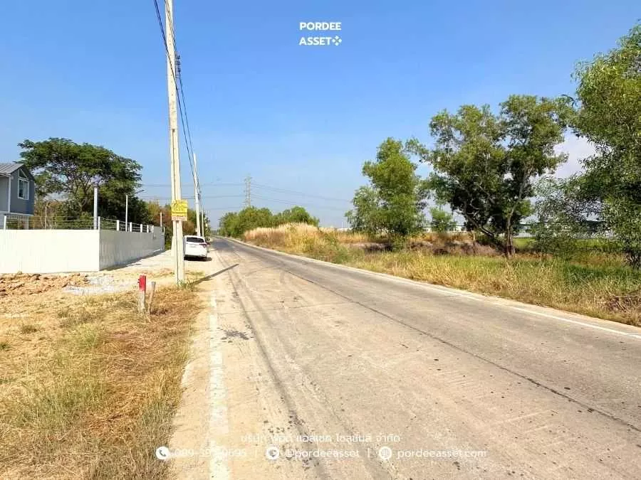 ที่ดินถมแล้ว 60 ตร.ว. แปลงสวยติดถนน น้ำไฟพร้อม ใกล้บิ๊กซีไทรน้อย ซื้อไว้ลงทุน/ปลูกบ้าน/สร้างบ้านขาย กำไรตั้งแต่ซื้อ คลองขวาง, ไทรน้อย, นนทบุรี (รูปที่ 2)