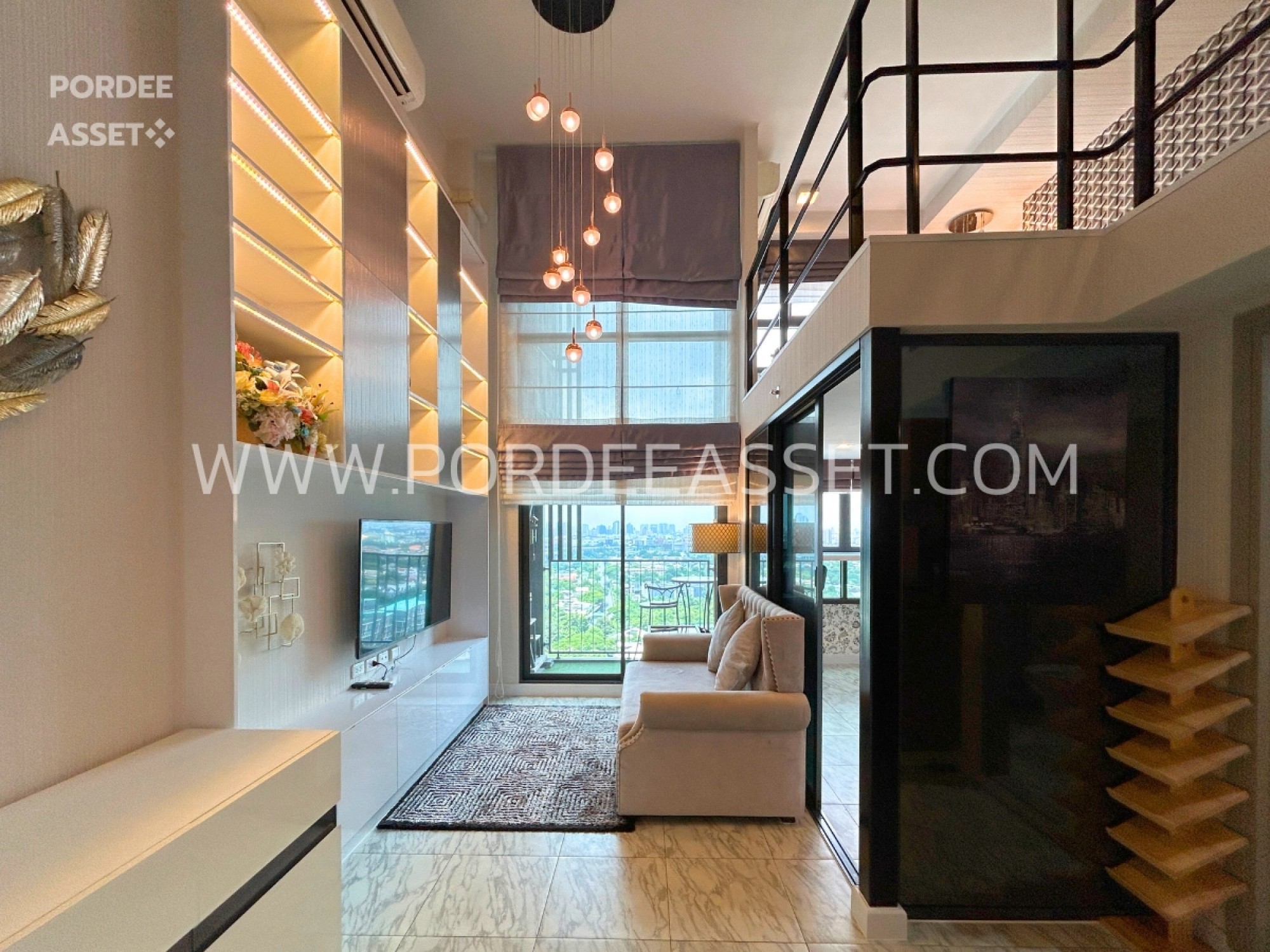คอนโดหรู ราคาถูก!! IDEO New Rama9 (ห้อง Duplex 52 ตร.ม.) ตกแต่ง Modern luxury อยู่ใจกลางเมืองเดินทางสะดวก ใกล้เอกมัย ทองหล่อ : ไอดีโอ นิว พระราม 9 (รูปที่ 2)
