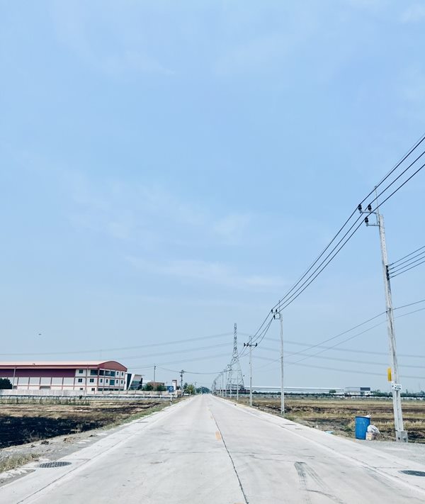 ขายและให้เช่าที่ดินอุตสาหกรรม 15 ไร่ ผังสีม่วงสำหรับสร้างโรงงาน ติดถนนใหญ่ ไฟฟ้า 3 เฟส ใกล้กรุงเทพฯ สะดวกต่อการขนส่ง โทร 0980969957 (รูปที่ 5)