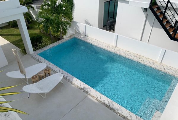ขายพูลวิลล่าหัวหิน The Modern Pool Villa Huahin 2 ชั้น ตกแต่งอย่างดี พื้นที่ 80.8 ตรว. เฟอร์นิเจอร์อย่างดีครบ Tel. 063-289-7879 (รูปที่ 6)