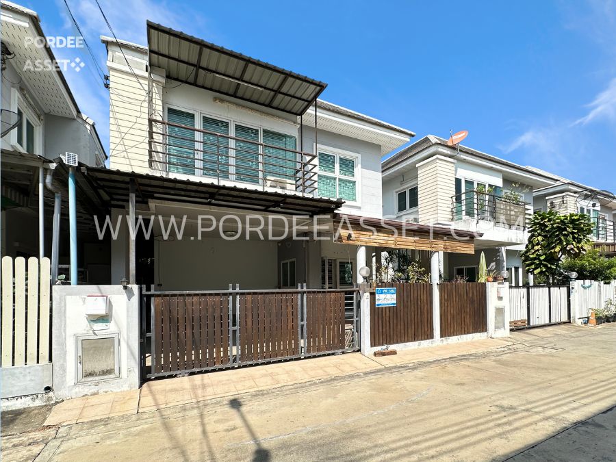 บ้านแฝด รัชชา5 บางใหญ่-นครอินทร์ (บางใหญ่เก่า) ถ.บางใหญ่-บางคูรัด เข้าออกได้ทั้ง ราชพฤกษ์ และ กาญจนาภิเษก บางม่วง, บางใหญ่, นนทบุรี (รูปที่ 22)