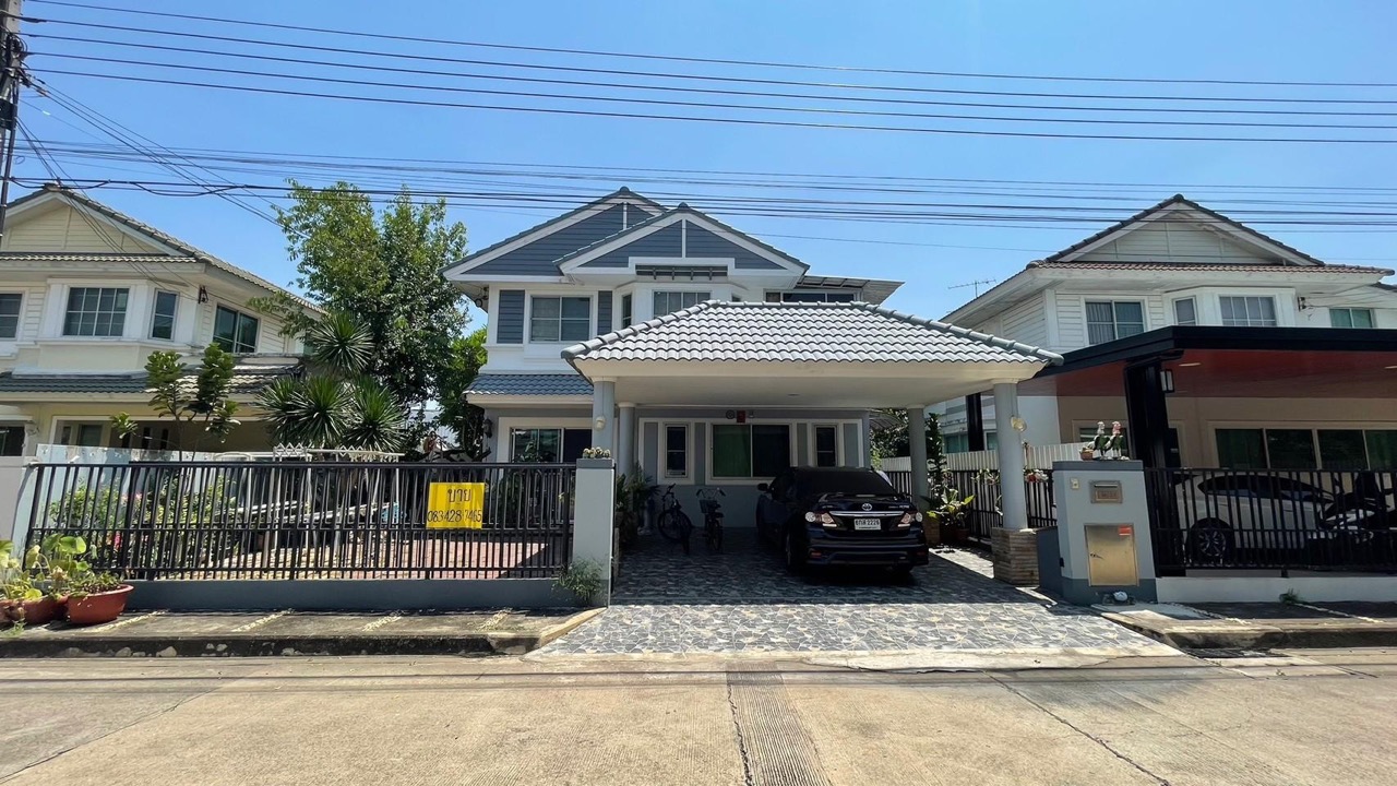 หมู่บ้านพฤกษ์ลดา บางใหญ่ (วงแหวน รัตนาธิเบศร์) ซอยคลองถนน ใกล้เซ็นทรัลเวสต์เกต ใกล้รถไฟฟ้า บ้านสวยพร้อมอยู่