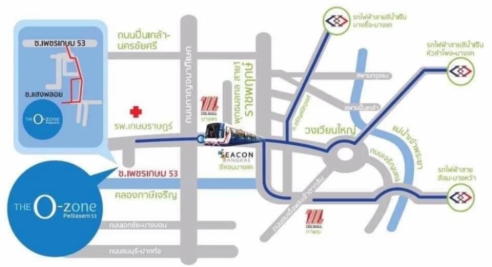 ขายทาวน์โฮม 2 ชั้น หลังมุม สภาพใหม่มาก หมู่บ้าน ดิ โอโซน เพชรเกษม 53 (รูปที่ 13)