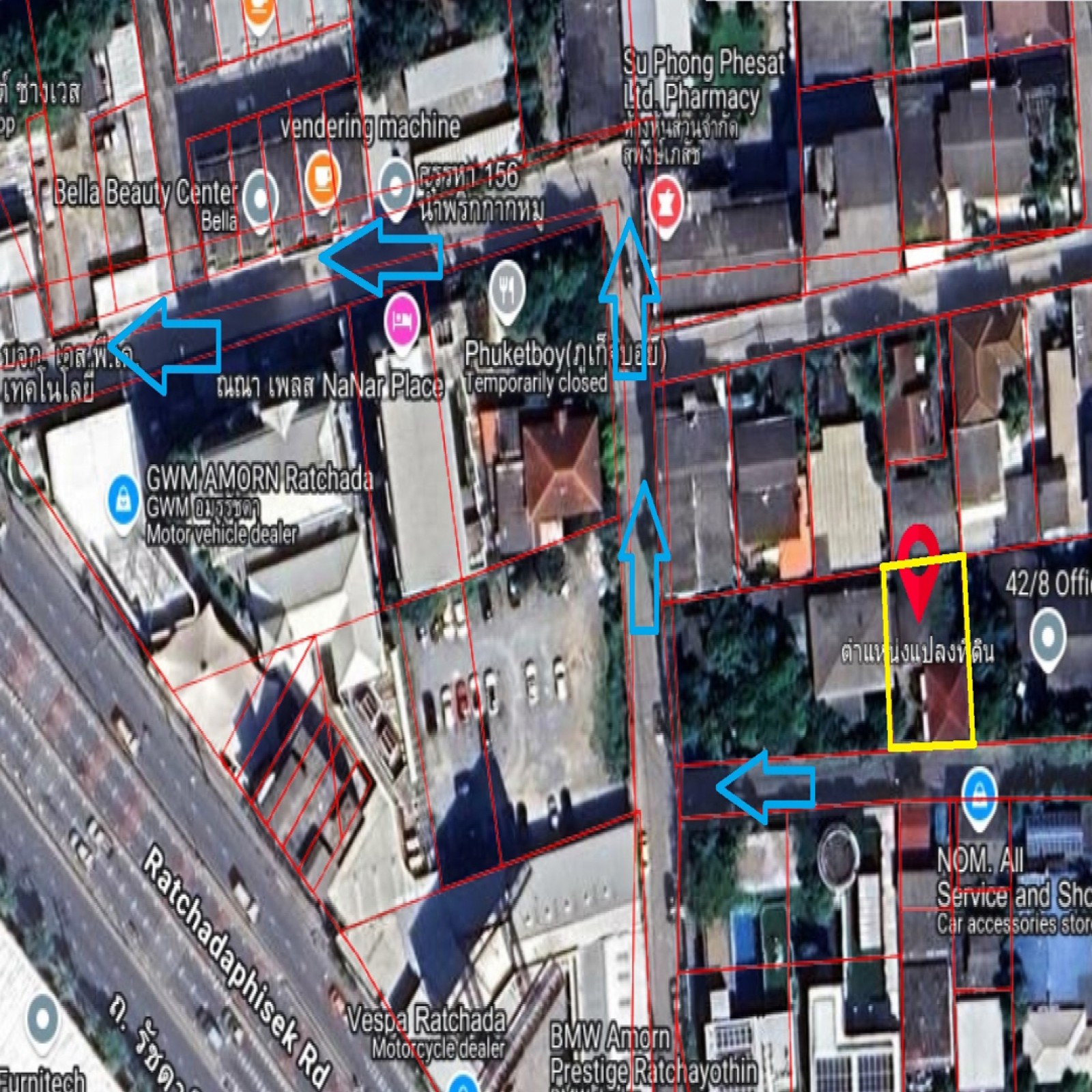 ที่ดินพร้อมบ้านเก่าชั้นเดียว86ตรว. ซ.รัชดา42 แยก4 ทำเลดี (รูปที่ 12)