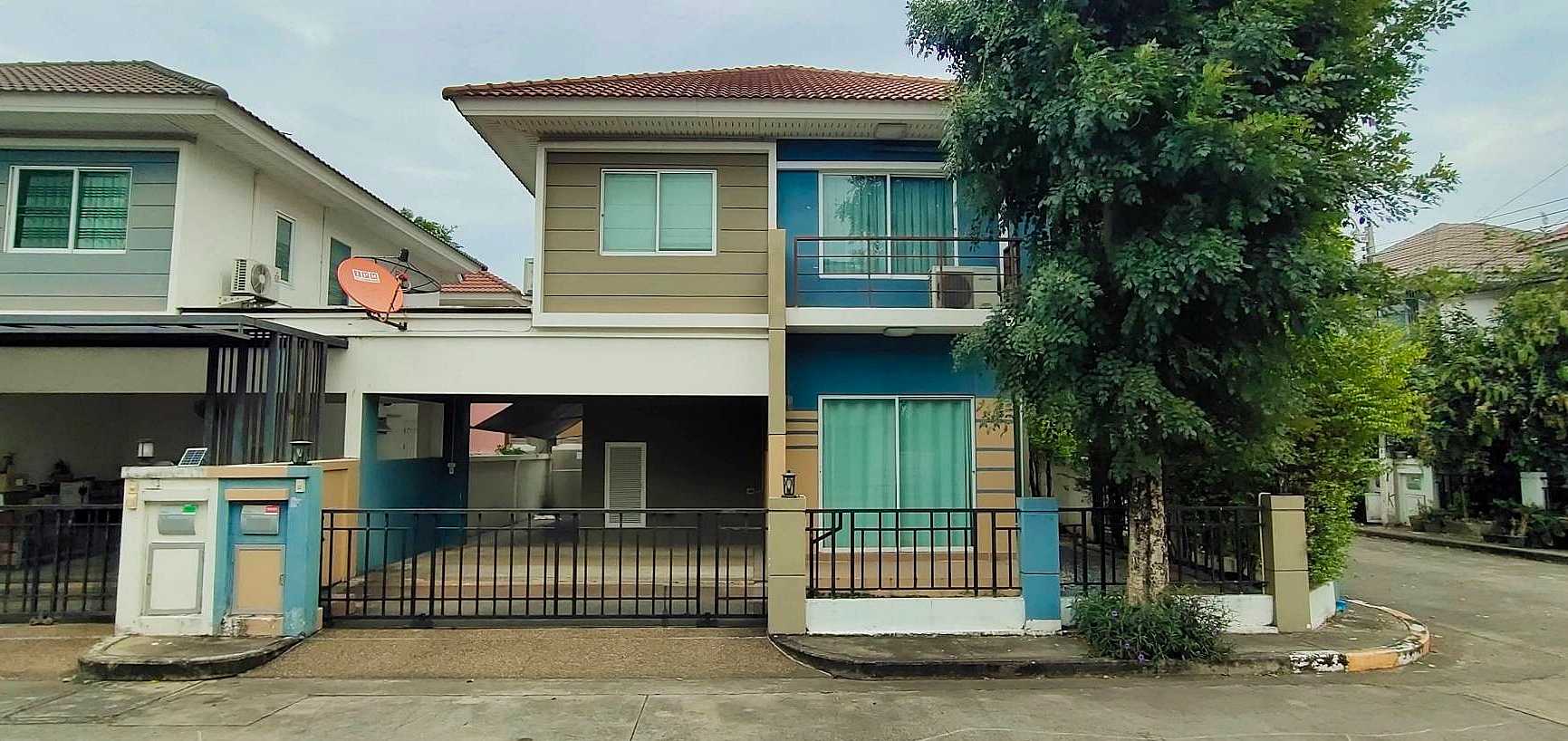 ให้เช่า บ้านแฝด หลังมุม หมู่บ้านเพอร์เฟค พาร์ค บางบัวทอง แบบ 3 ห้องนอน ใกล้ตลาดสมบัติบุรี ใกล้เซ็นทรัลเวสเกต