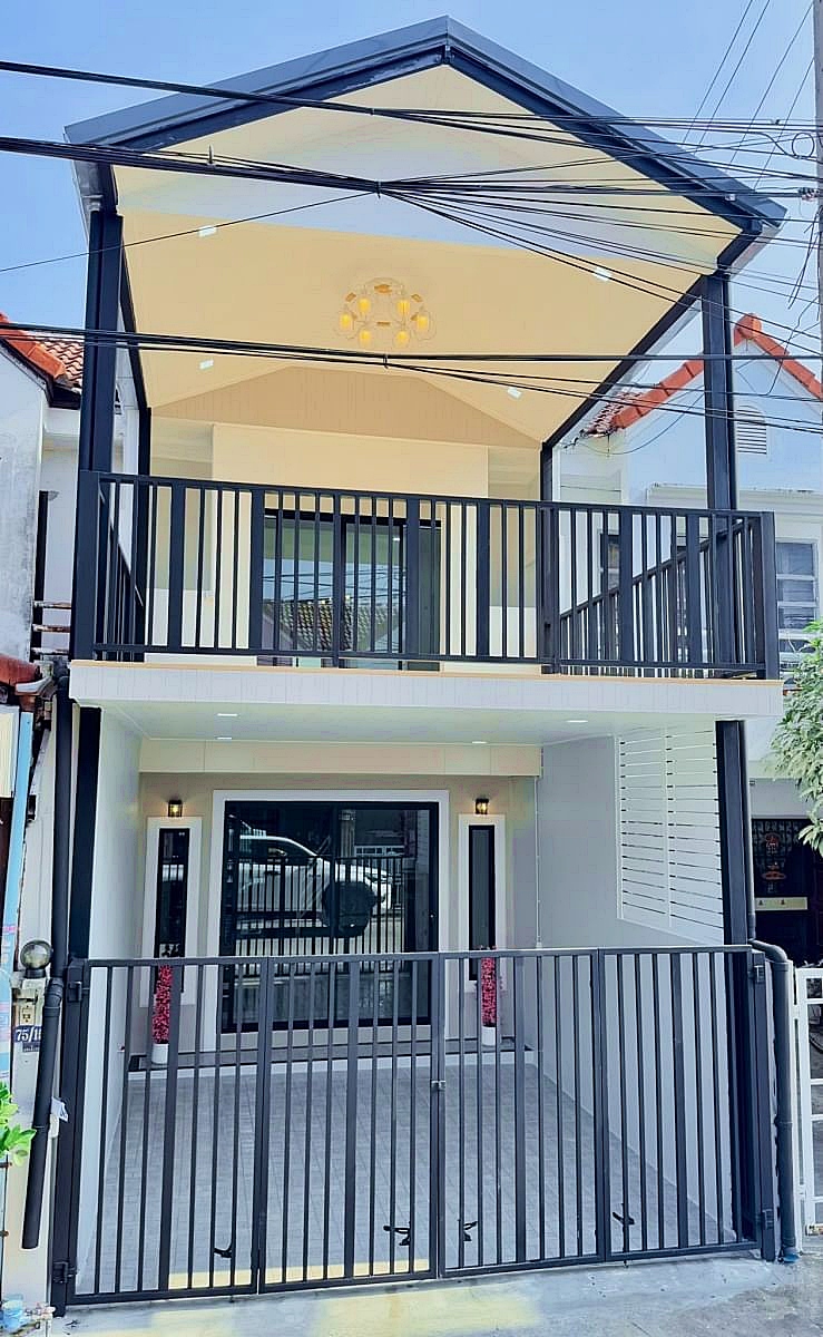 บ้านสวยมาก มีเทอเรซด้านหน้า #หมู่บ้านมิตรภาพ 2 ซอยวัดกู้ ปากเกร็ด ทาวน์เฮ้าส์ 2 ห้องนอน รีโนเวทใหม่ ใกล้โรงเรียนสวนกุหลาบ นนทบุรี (รูปที่ 3)