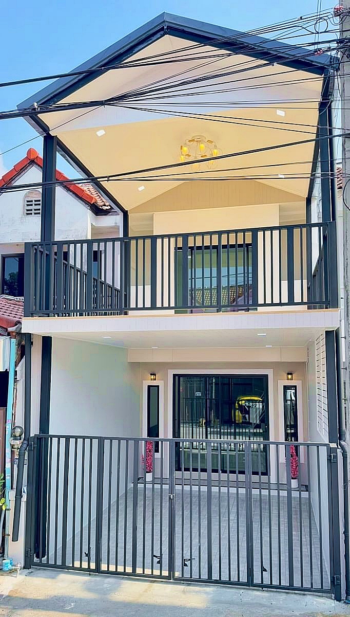 บ้านสวยมาก มีเทอเรซด้านหน้า #หมู่บ้านมิตรภาพ 2 ซอยวัดกู้ ปากเกร็ด ทาวน์เฮ้าส์ 2 ห้องนอน รีโนเวทใหม่ ใกล้โรงเรียนสวนกุหลาบ นนทบุรี (รูปที่ 4)
