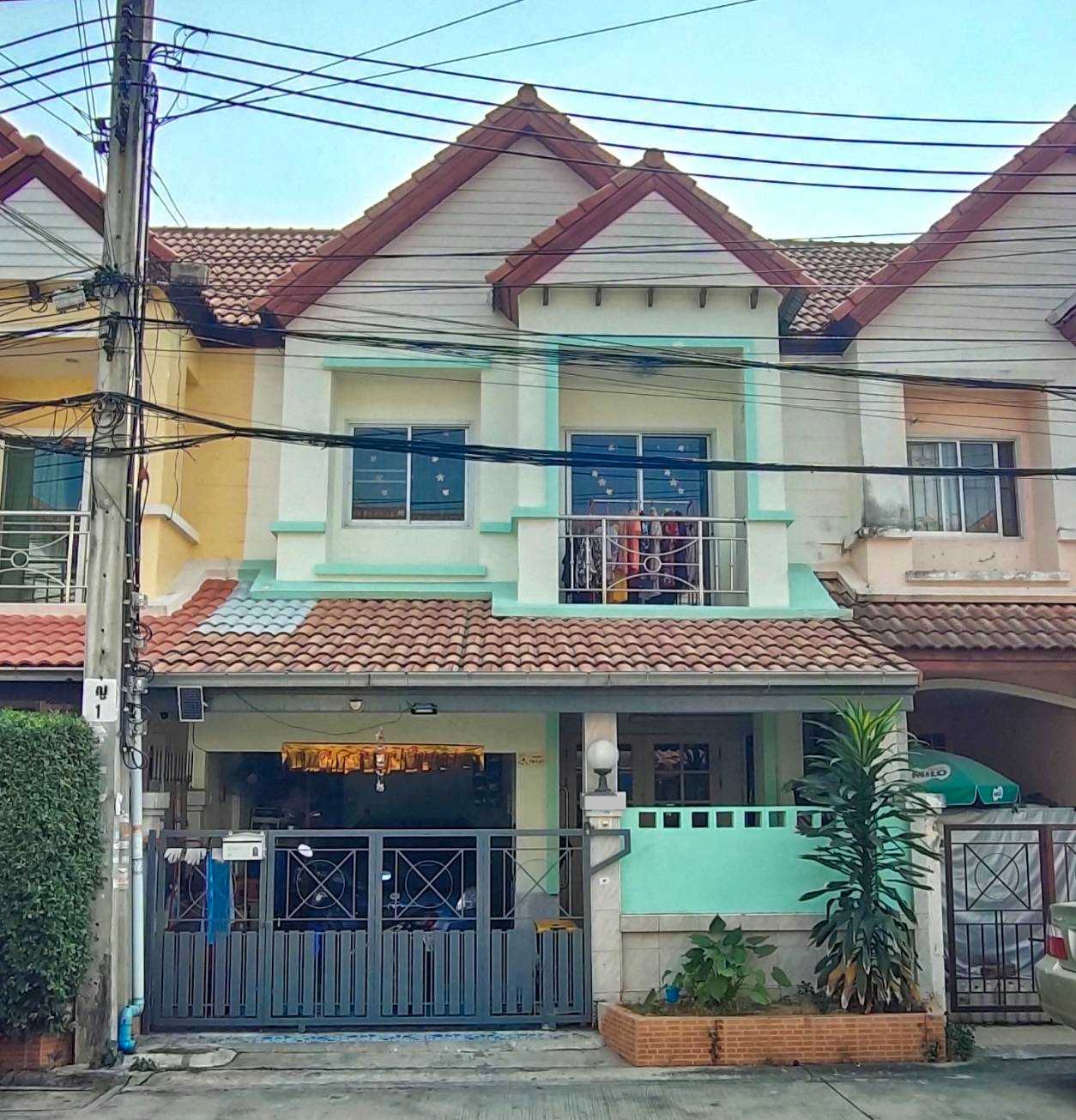 ขาย ทาวน์เฮ้าส์ 3 ห้องนอน ทำเลดี หลังตลาดเจ้าพระยา #หมู่บ้านเจ้าพระยา ราชพฤกษ์ บางเลน บางใหญ่