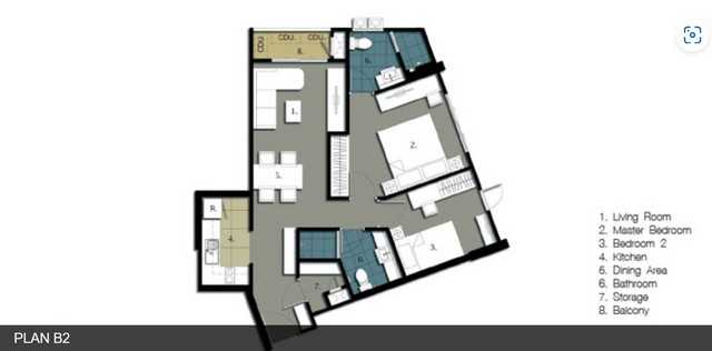 P202407 ขายคอนโด ถูกมาก! เรสซิเดนซ์ 52 - Residence 52 2 ห้องนอน 2 ห้องน้ำ 64.66 ตร.ม หลังสถานีรถไฟฟ้า BTS อ่อนนุช (550 เมตร) (รูปที่ 8)