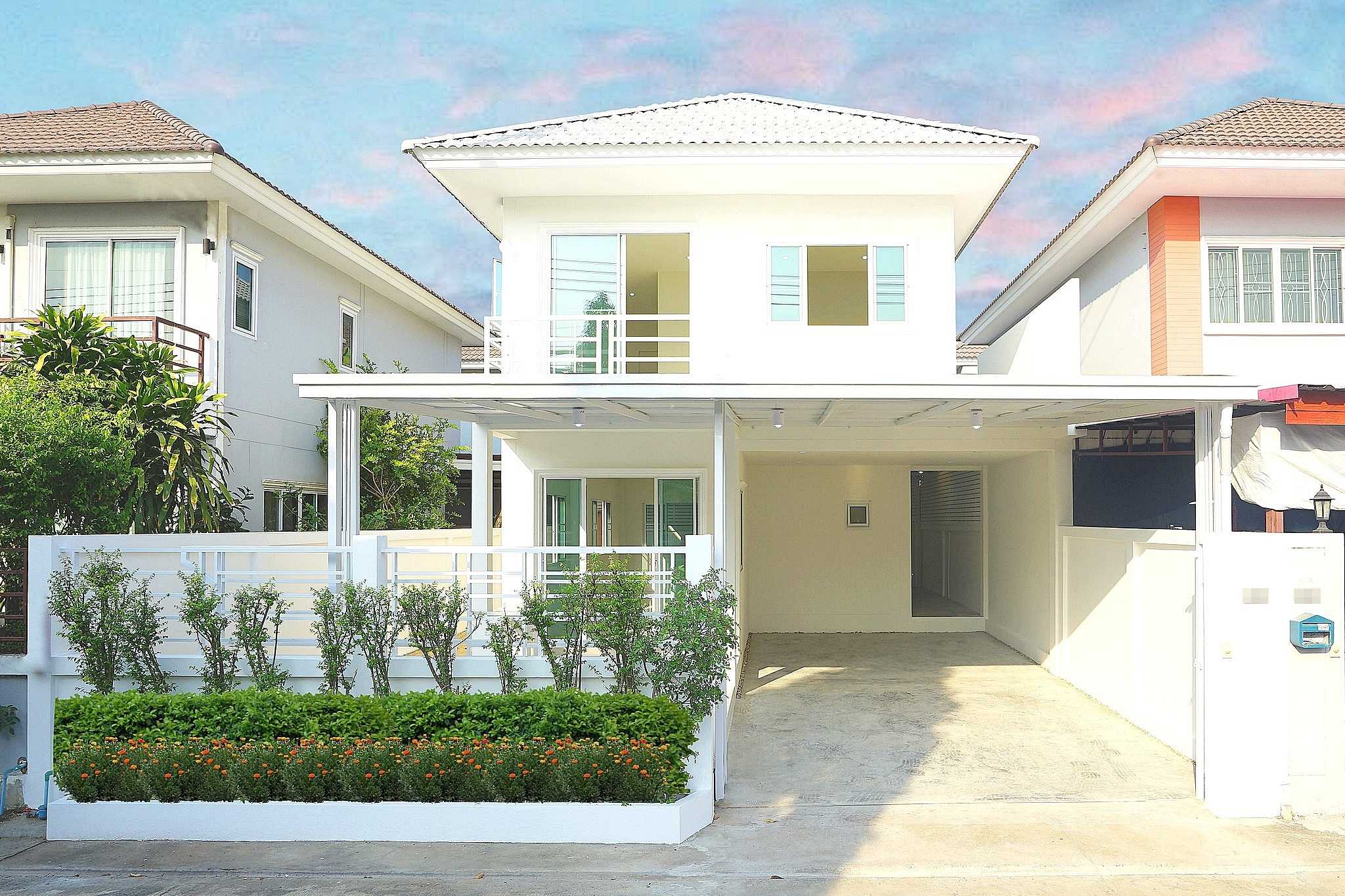 บ้านสวยมาก หน้าบ้านไม่ชนใคร #หมู่บ้านรุ่งกานต์ 7 บางกรวย – ไทรน้อย เลียบคลองเจ็ก ใกล้การไฟฟ้าฝ่ายผลิตไทรน้อย