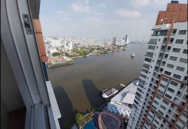 ขายห้อง วิวโค้งน้ำเจ้าพระยา ชั้นที่ 31 ลมเย็นสบาย คอนโด Ivy River ห้องไม่เคยเข้าอยู่ เฟอร์นิเจอร์ใหม่ Line. secondno2 (รูปที่ 3)