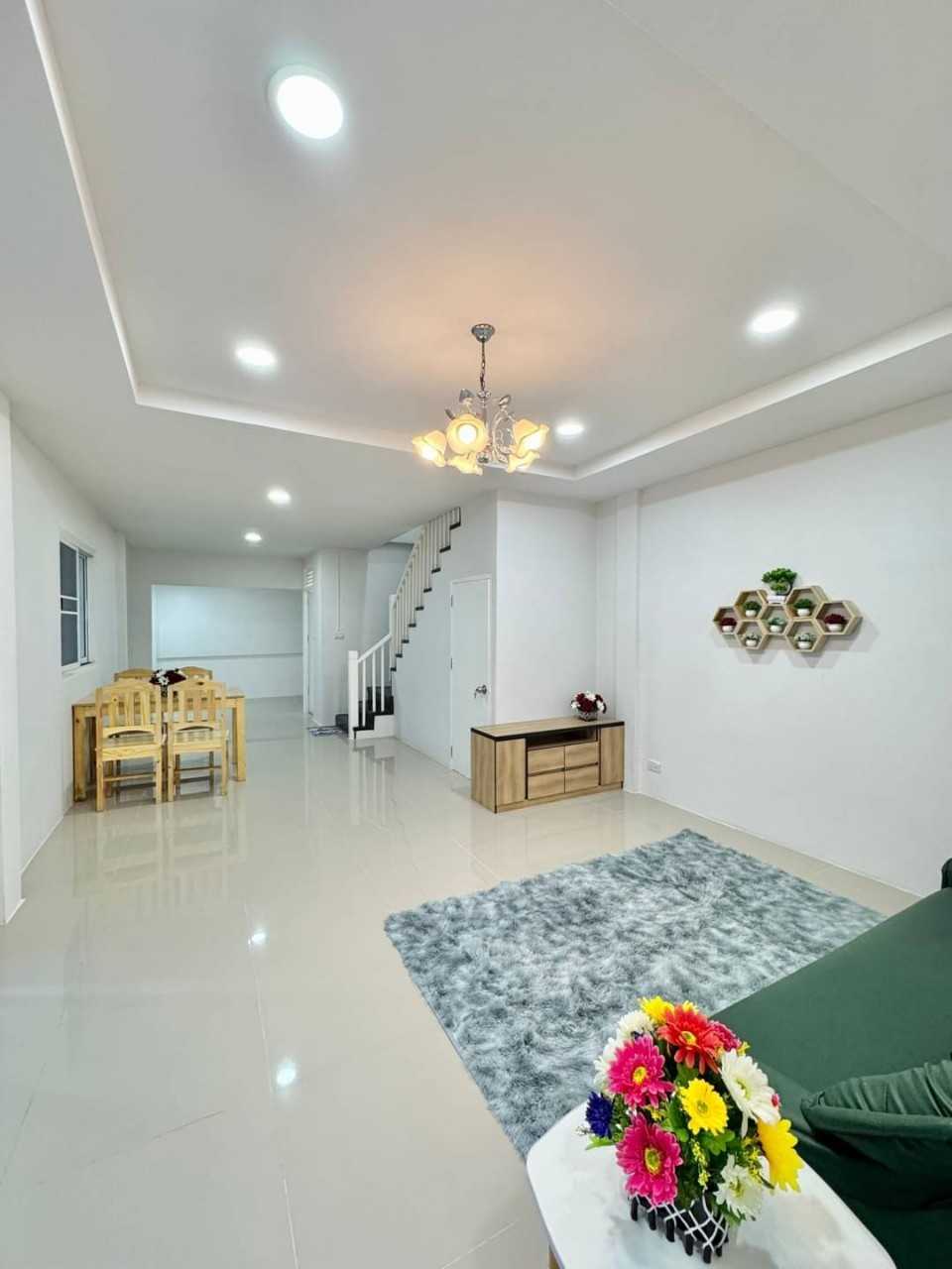 บ้านสวย หลังมุม ถนนเมน ค้าขายได้ #หมู่บ้านนันทิชา 3/8 บ้านกล้วย – ไทรน้อย ทาวน์เฮ้าส์ 4 ห้องนอน รีโนเวทใหม่ (รูปที่ 7)