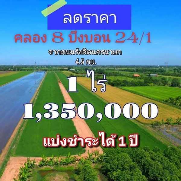 ถูกกว่าใครในย่านนี้ไฟฟ้าประปาครบจบที่นี่-คลอง8.บึงบอน หมู่ที่ 4 ตะวันตก (ฝั่งวัดบึงบอน) T.062-1574449 (รูปที่ 5)