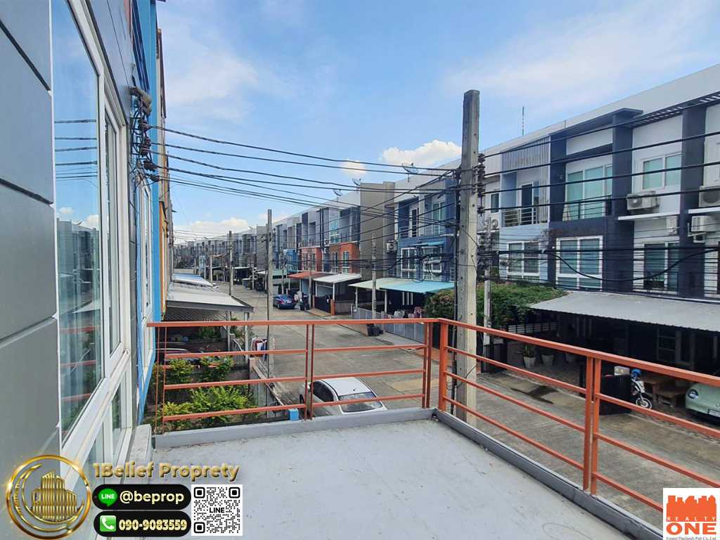 ทาวน์โฮม 3 ชั้น ใกล้รถไฟฟ้าสายสีชมพู ทำเลดีบนถนนรามอินทรา (รูปที่ 2)