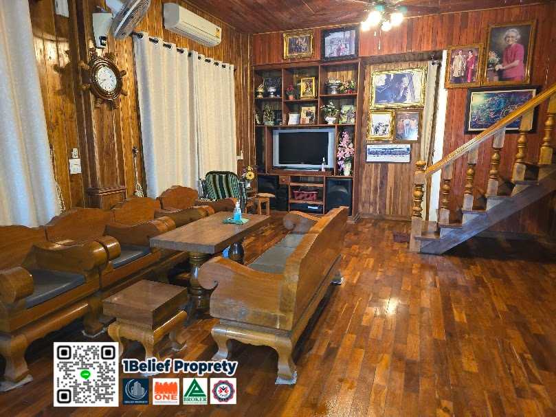บ้านเดี่ยว 2 ชั้น บนที่ดิน 70 ตร.ว. | ตกแต่งไม้สักแท้ทั้งหลัง | ทำเลเงียบสงบ บรรยากาศดี ใกล้พระราม 2 (รูปที่ 7)