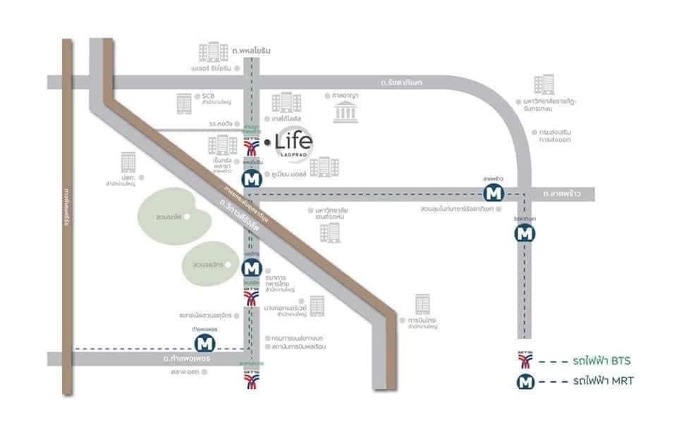 ให้เช่า คอนโด? Life ลาดพร้าว (รูปที่ 19)