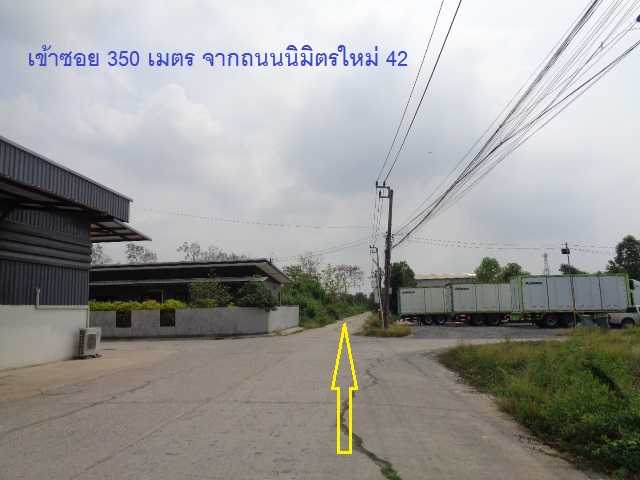 🚩ขายที่ดิน 100 ตารางวา ซอยนิมิตใหม่ 42 เขตมีนบุรี เข้าซอยเพียง 350 เมตร (รูปที่ 2)
