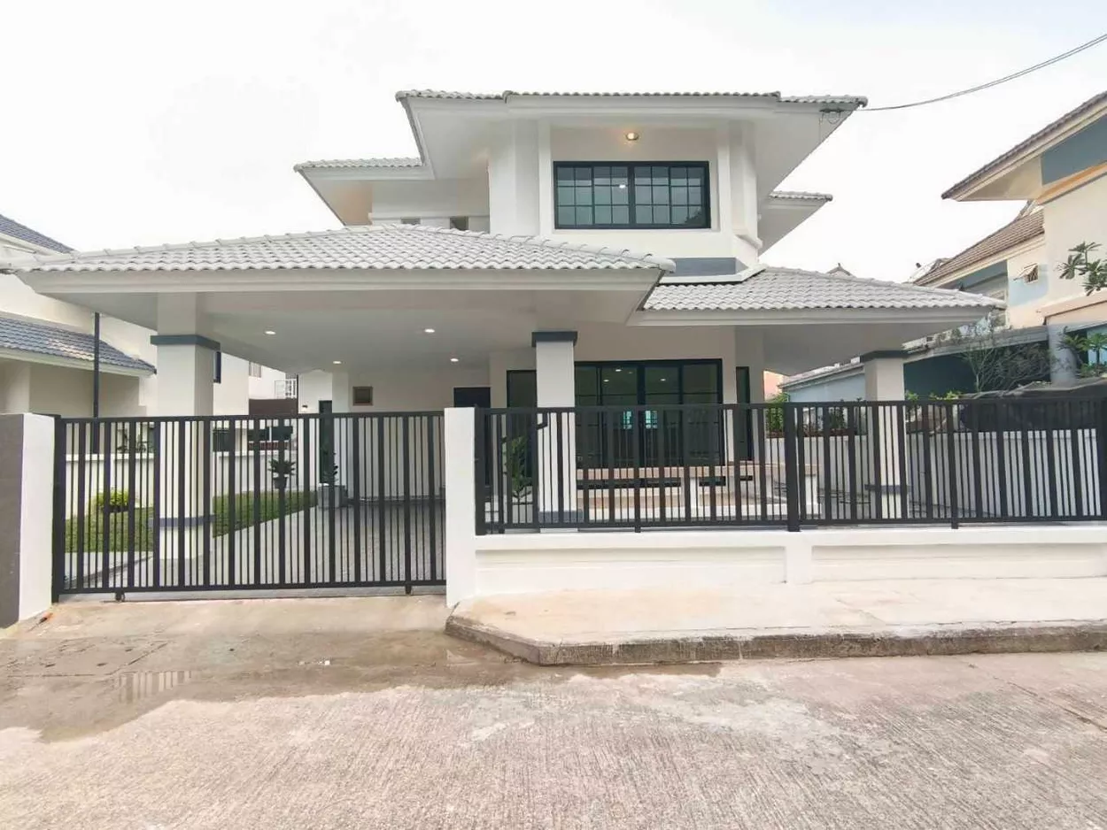 บ้านสวย ตรงข้ามสวน #หมู่บ้านสินบดี บางบัวทอง บ้านเดี่ยว 4 ห้องนอน รีโนเวทใหม่ ใกล้เพียวเพลส ราชพฤกษ์