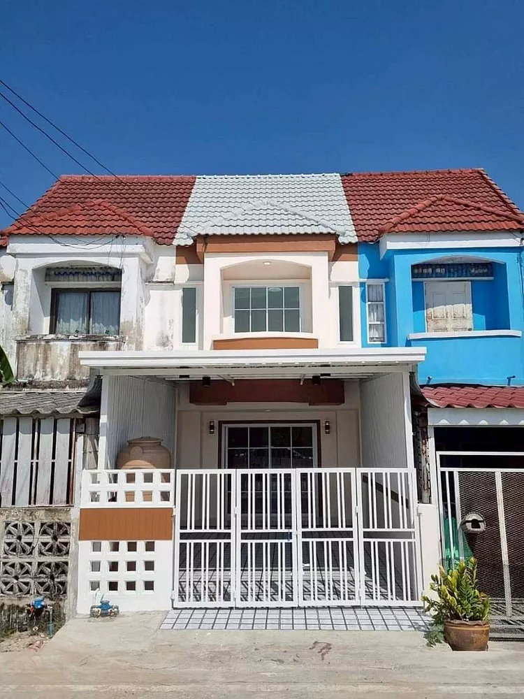 บ้านสวย หน้าบ้านโล่ง หลังบ้านไม่ชนใคร #หมู่บ้านธารทอง 2 ถนนวัดลาดปลาดุก ทาวน์เฮ้าส์ รีโนเวทใหม่ ใกล้เซ็นทรัล เวสเกต