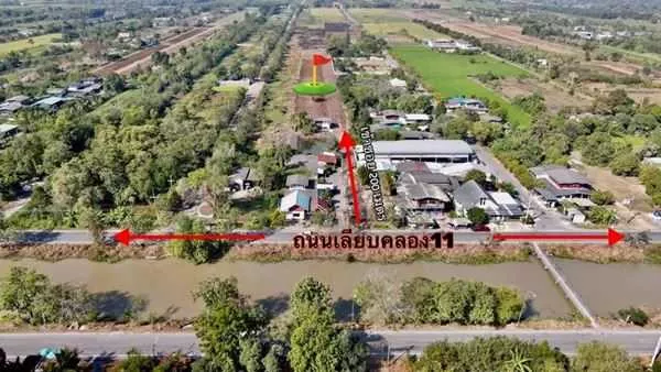 ที่ดินผ่อนได้ไร้ดอก-ดาวน์เบา-ใกล้วัดป่าคลอง11หนองเสือ ปทุมธานี-T.062-1574449 (รูปที่ 3)