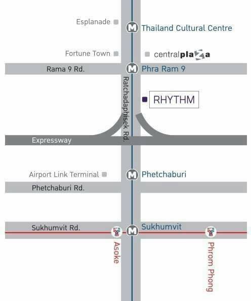 ให้เช่าคอนโด Rhythm Asoke **Fully Furnished แบกกระเป๋าเข้ามา พร้อมอยู่เลย** (รูปที่ 6)