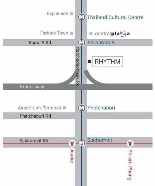 ให้เช่าคอนโด Rhythm Asoke **Fully Furnished แบกกระเป๋าเข้ามา พร้อมอยู่เลย**