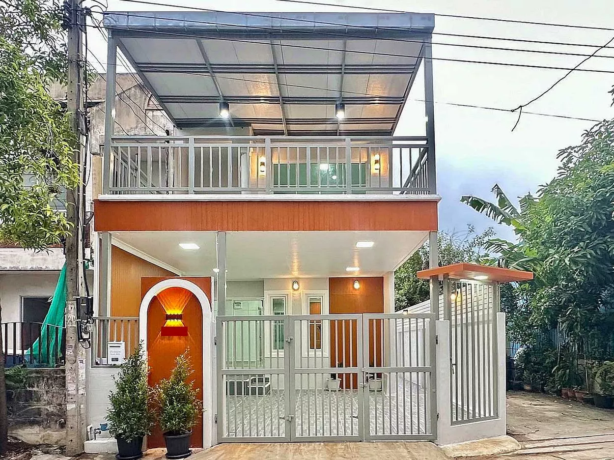 บ้านสวย หลังริม ถนนเมน หลังบ้านโล่งไม่ชนใคร ทำเลดี ห่าง MRT สถานีสามแยกบางใหญ่ 800 เมตร หมู่บ้านร่มรื่นวิลล์ 4 ใกล้เซ็นทรัล เวสเกต (รูปที่ 2)