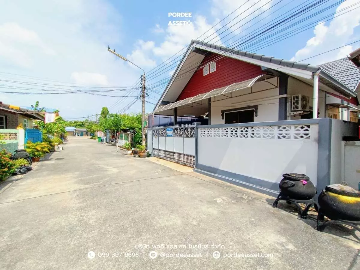 หมู่บ้านฟ้าคราม ลำลูกกา-คลอง 2 คูคต ปทุมธานี เข้า-ออกได้2เส้นทาง ถ.ลำลูกกา ถ.รังสิต-นครนายก (รูปที่ 16)
