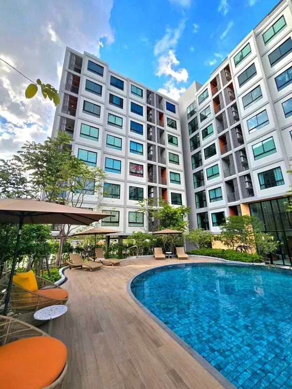 ขายคอนโดใหม่ ติด ม.เกษตรศาสตร์ ศรีราชา dcondo vale ศรีราชา โทร 0931681685 ลากกระเป๋าใบเดียวเข้าอยู่ได้เลย (รูปที่ 8)